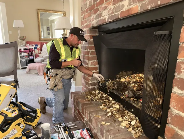 Safe screening installation by Solon Chimney Sweep in Solon, OH