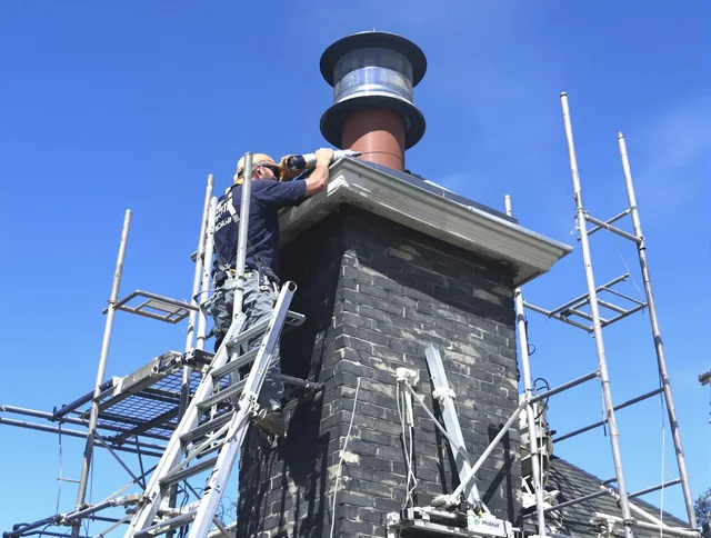 Sturdy chimney crown finished by Solon Chimney Sweep in Solon, OH