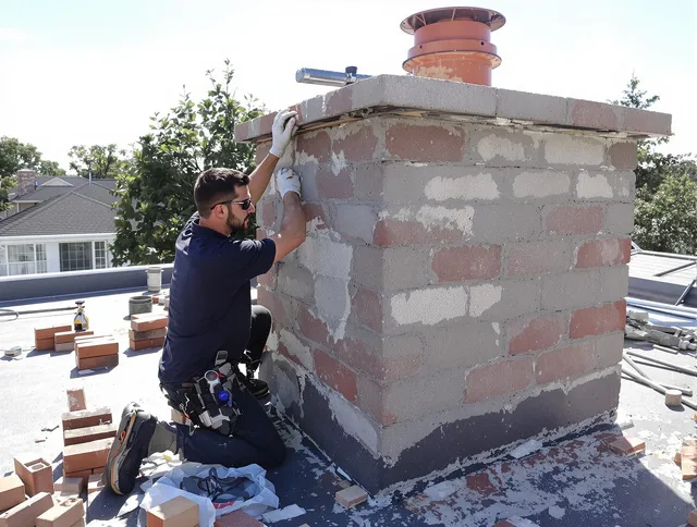 Advanced chimney repair process by Solon Chimney Sweep in Solon, OH
