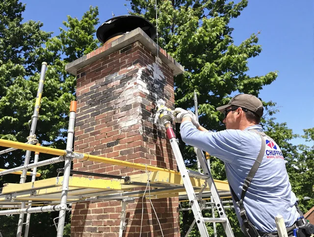 Structural chimney repair by Solon Chimney Sweep in Solon, OH
