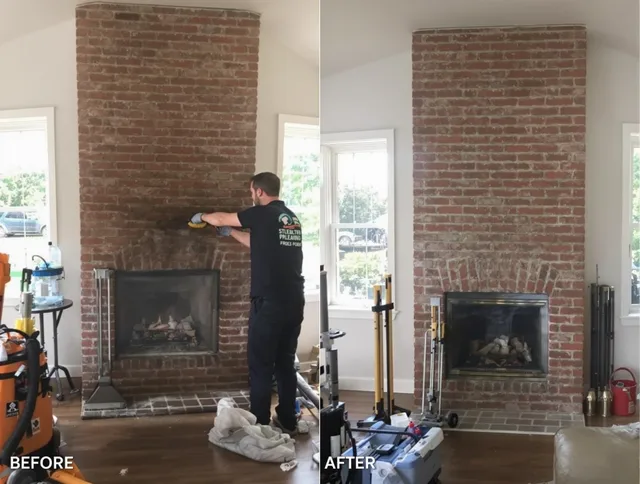 Finished chimney sweeping service by Solon Chimney Sweep in Solon, OH