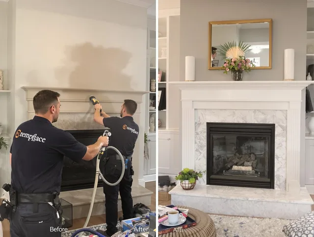 Professional soot removal by Solon Chimney Sweep team in Solon, OH